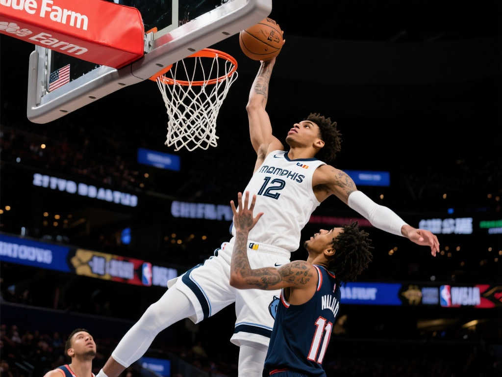 莫兰特惊天隔扣险葬文班亚马，赛季最佳扣篮被忽视？